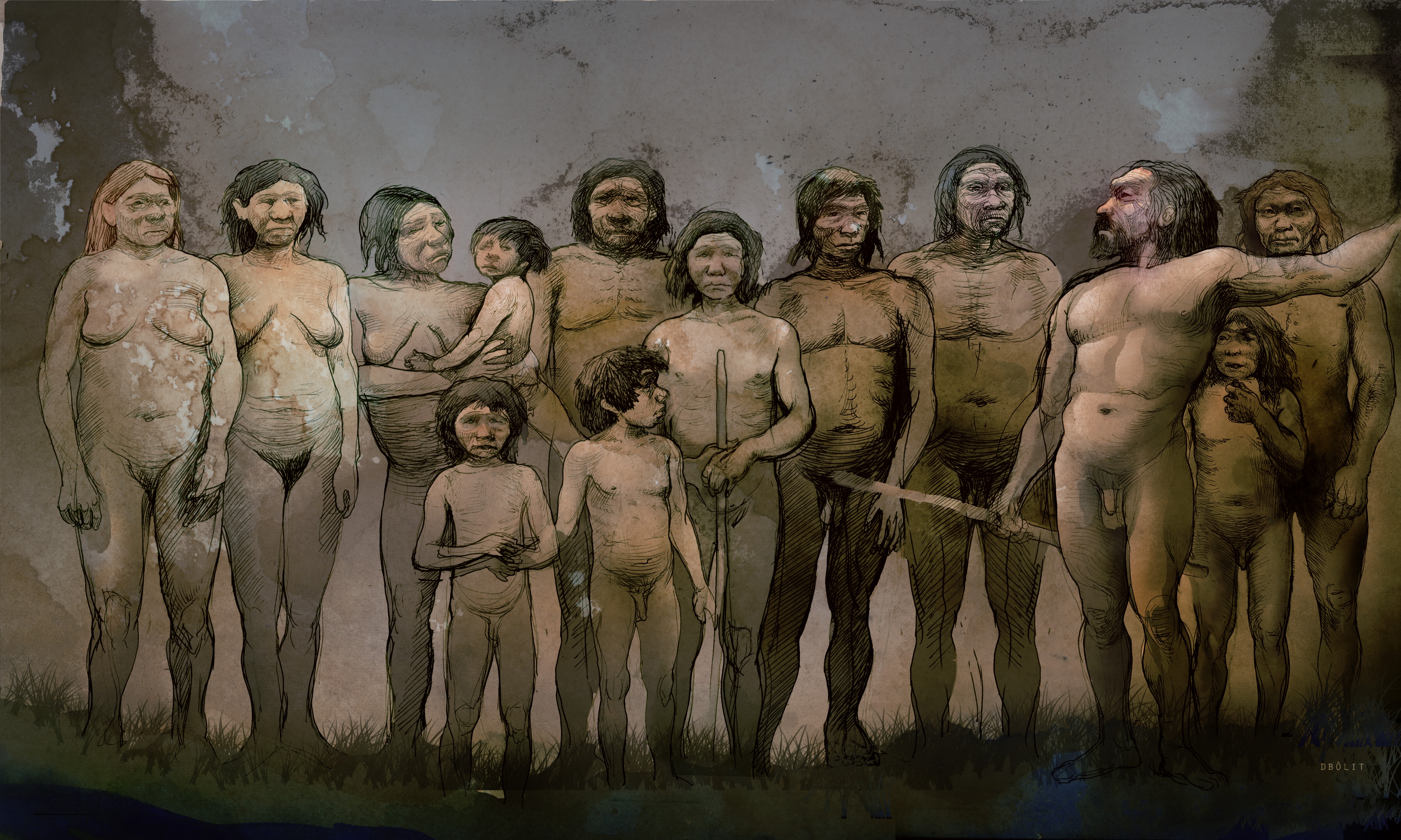 Los 13 de El Sidrón. © Albert Álvarez Marsal-DBÒLIT.