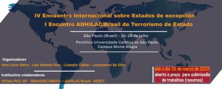 Image IV Encuentro Internacional sobre Estados de Excepción - I Encontro...