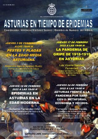 Imagen Ciclo de conferencias sobre Asturias y las epidemias en el RIDEA con...