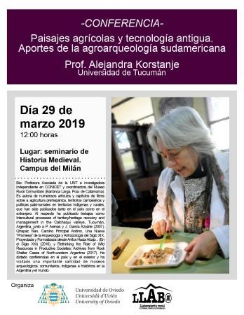 Image Conferencia 'Paisajes agrícolas y tecnología antigua. Aportes de la...