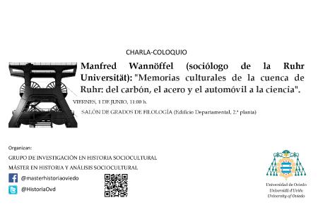 Imagen Charla-coloquio sobre 'Memorias culturales de la cuenca de Ruhr: del...